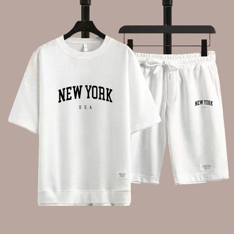 New York Half Pant & T-Shirt Combo Set