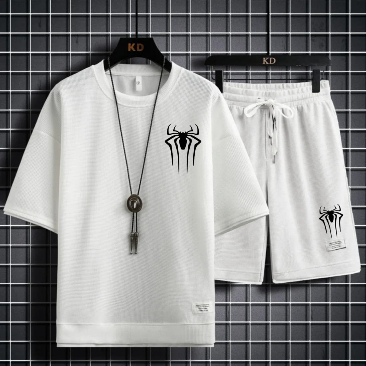 Spider Half Pant & T-Shirt Combo Set